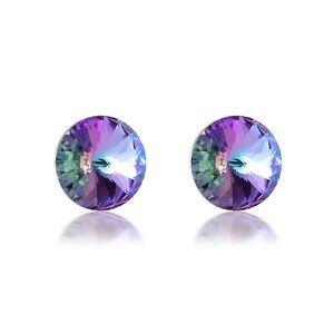 Iridescent Stud Earrings